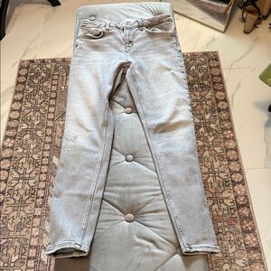 Zara Light Gray Denim Jeans